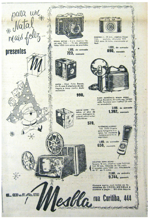 Anúncio Mesbla: Para um natal mais feliz…