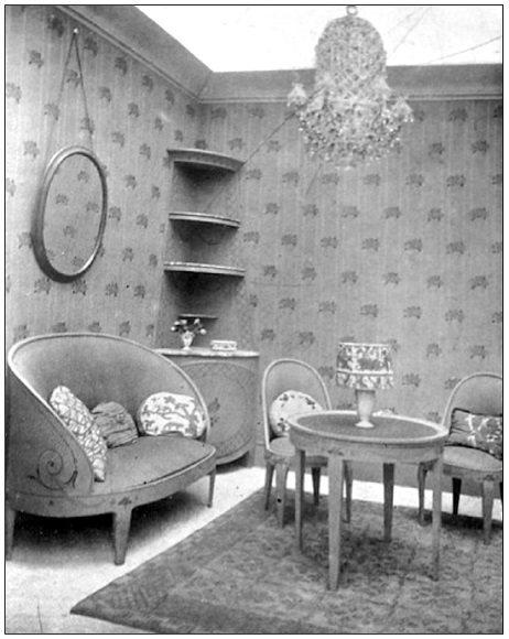 Ensemble français de Louis Süe et Paul Huillard présenté Salon d'Automne de 1910, Paris. 