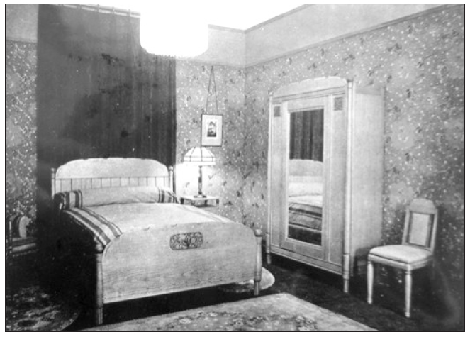 André Mare, Cabinet de travail, Salon d'Automne 1912, Paris. Source : Roches (1912, p.272).