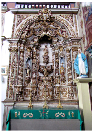Ret&aacute;bulo de Nossa Senhora do Ros&aacute;rio, Matriz de Santa Luzia, Santa Luzia (2017). 
