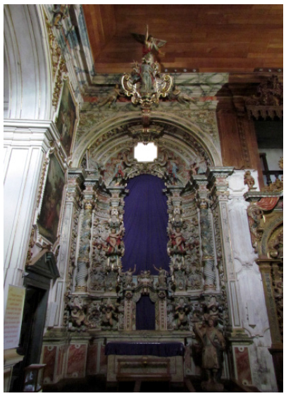 Ret&aacute;bulo de S&atilde;o Miguel, igreja Matriz de Nossa Senhora da Concei&ccedil;&atilde;o, Catas Altas (2018). 