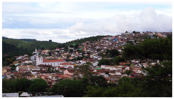 Vista do Morro do Cruzeiro, S&atilde;o Luiz do Paraitinga/SP, 2017. 