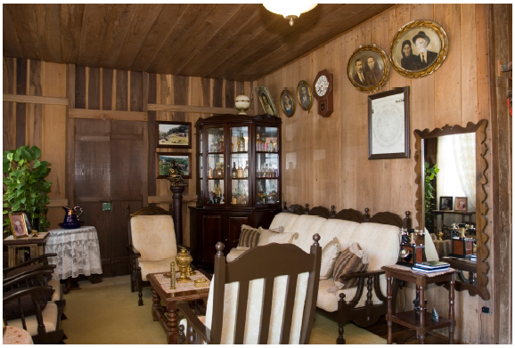 Interior da casa da fam&iacute;lia [a], 2005.