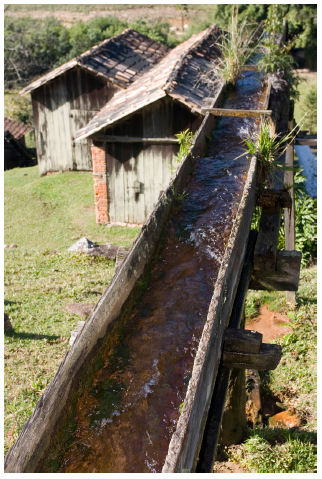 Detalhe da calha da atafona, 2005.