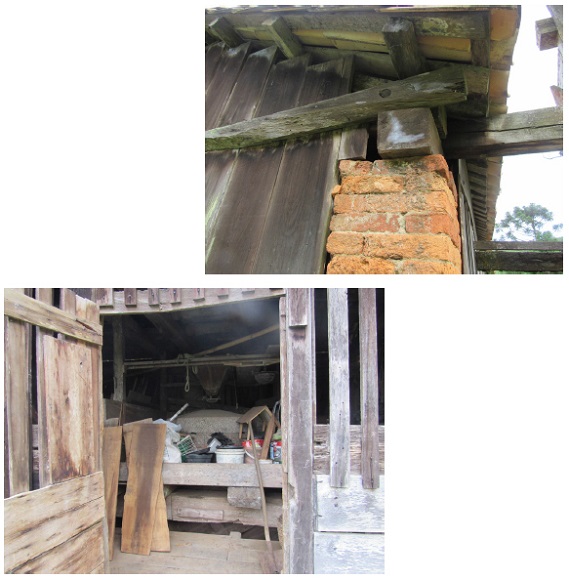 Detalhes da edifica&ccedil;&atilde;o da atafona, 2017. 