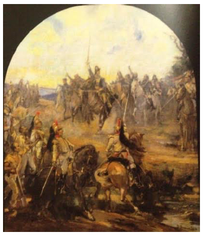 Pedro Am&eacute;rico de Figueiredo e Melo. Independ&ecirc;ncia ou Morte! (estudo), [s. d.], &oacute;leo sobre tela, 59 x 51 cm. Cole&ccedil;&atilde;o Fadel - RJ.