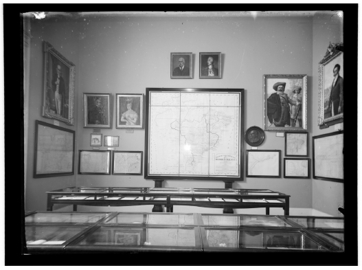 Carta Geral das Bandeiras Paulistas. Sala A-10, 1937. Acervo do Museu Paulista. 