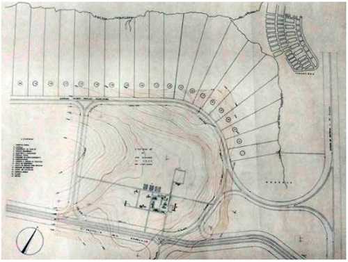 USER 1. Taguatinga. Planta de situação. Anteprojeto. 12 jul. 1959.