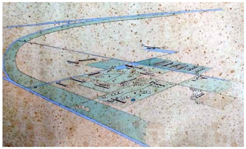 Perspectiva artística [ca. 1959]. USER 2 Sobradinho-Paranoá. Conselho Coordenador do Abastecimento.