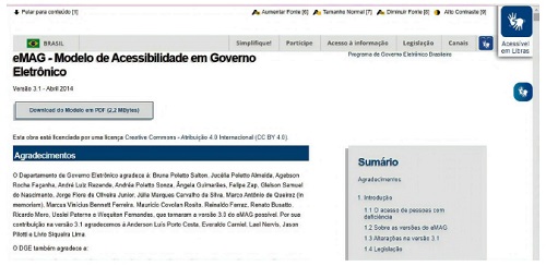 Modelo de Acessibilidade em Governo Eletrônico e-MAG, 2017