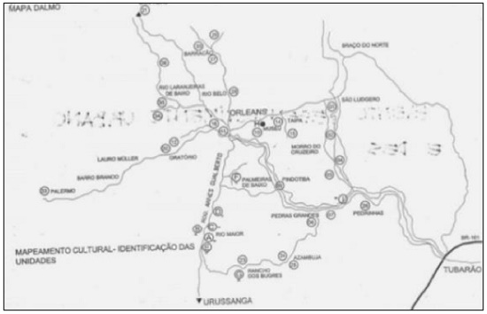 Roteiros Culturais: mapeamento das unidades.