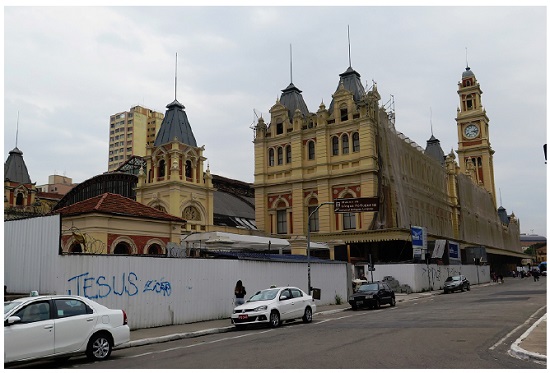Estação da Luz, em São Paulo, fotografia de 2019.