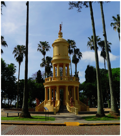 Monumento Château d’Eau, Cachoeira do Sul (RS), fotografia de 2019.