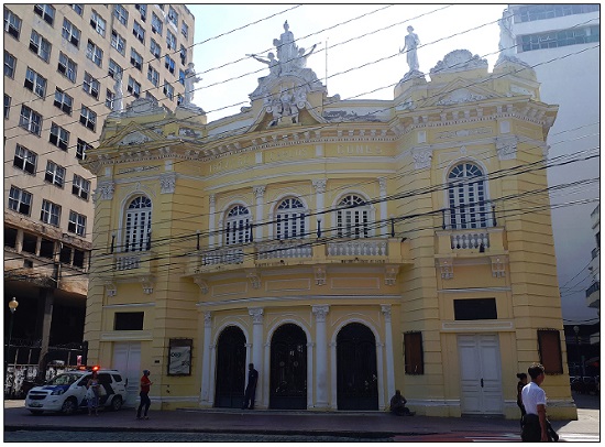 Teatro Carlos Gomes, em Vitória (ES), 2019.