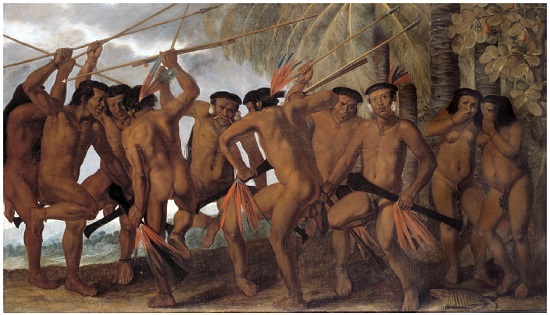 Dança dos Tarairiu (Tapuias). Fonte: <https://bit.ly/3dS1ucI>.