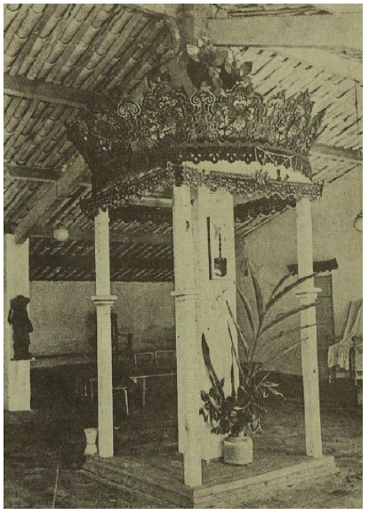 Sal&atilde;o de festas do Terreiro da Casa Branca.