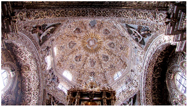 Cúpula del Rosario de Puebla.