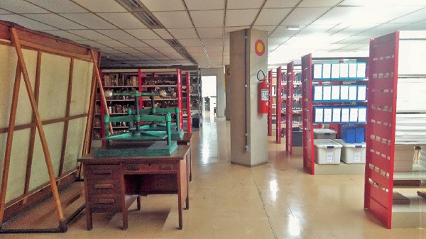 Vista da sala Cole&ccedil;&otilde;es Especiais, da Divis&atilde;o de Cole&ccedil;&otilde;es Especiais.