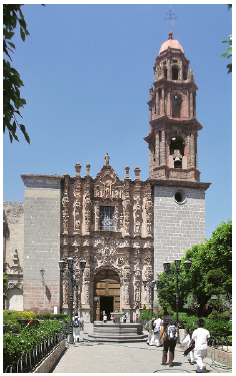 Igreja de S&atilde;o Francisco, em San Miguel de Allende.