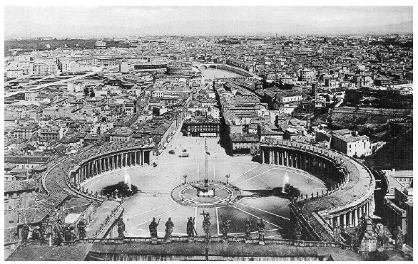 Pra&ccedil;a de S&atilde;o Pedro, arquiteto Gian Lorenzo Bernini.