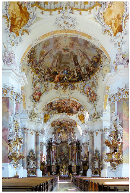 Abadia de Ottobeuren, arquiteto Johan Michael Fischer.