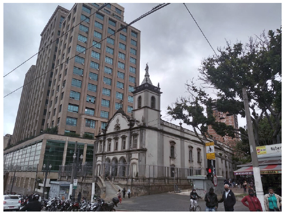 Registro atual da Igreja da Ordem 3ª do Carmo em São Paulo.