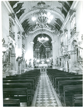 Interior da Igreja da Ordem Terceira do Carmo.