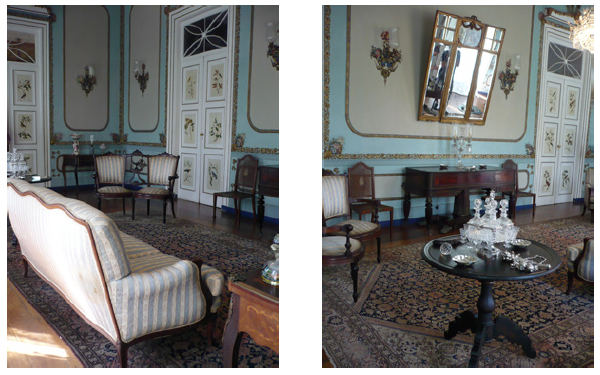 Mobiliário da sala de estar da Fazenda Resgate, maio de 2011.