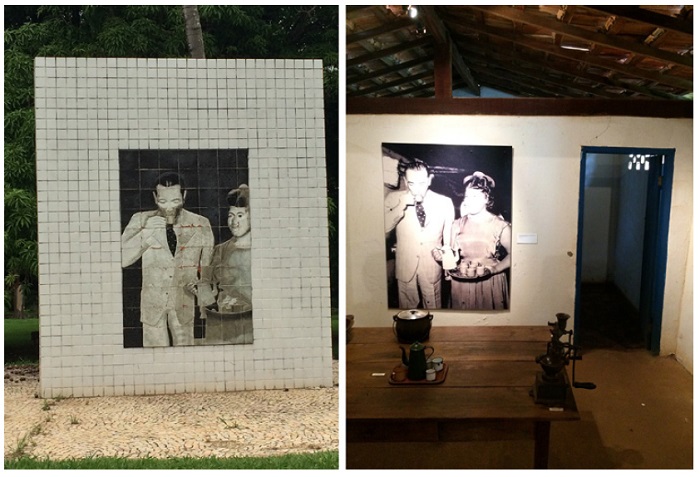 O "Café da Zenaide" como parte do acervo da Casa da Fazenda Gama. Fonte: Fotografia das autoras.