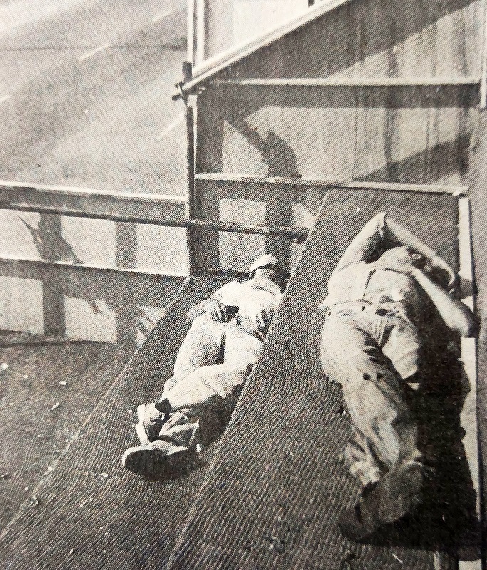  - Arquibancadas na Avenida Tiradentes, 1977.
