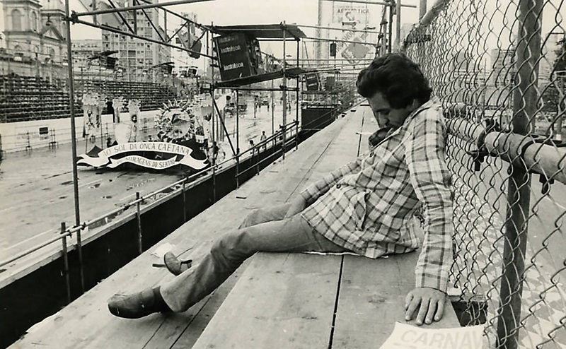  - Arquibancada na Avenida Tiradentes, 1984.