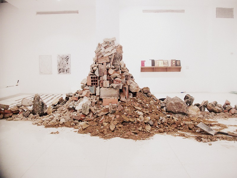  - Obra ‘Gaussiana de escombros’, MAx Provenzano, 2015.