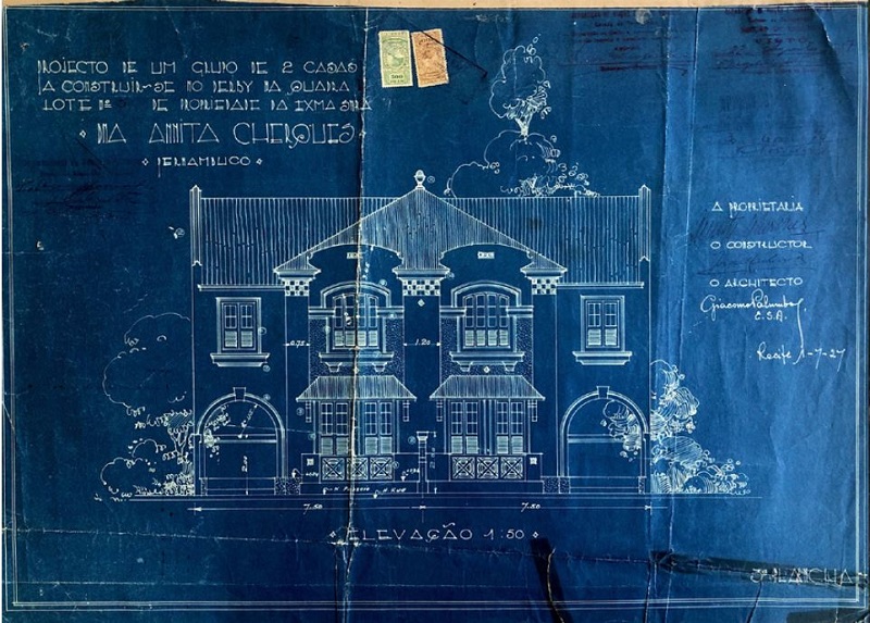  - Fachada de Residncias Annita Cherques (1927).