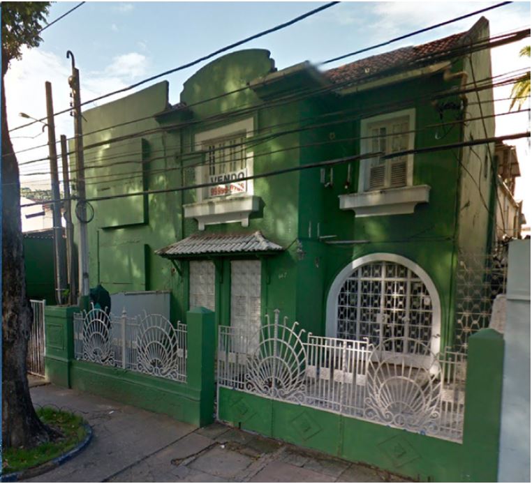  - Residncia em 2017, antes de ser demolida.