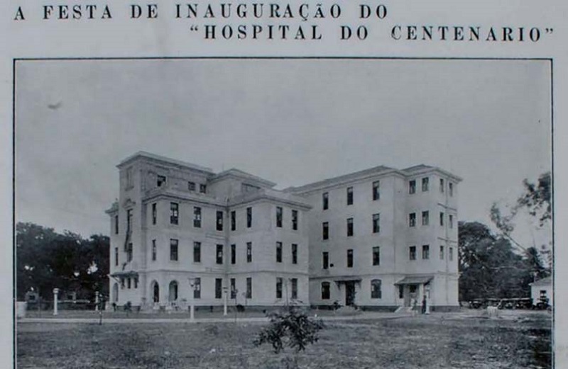  - Hospital do Centenrio em 1925.