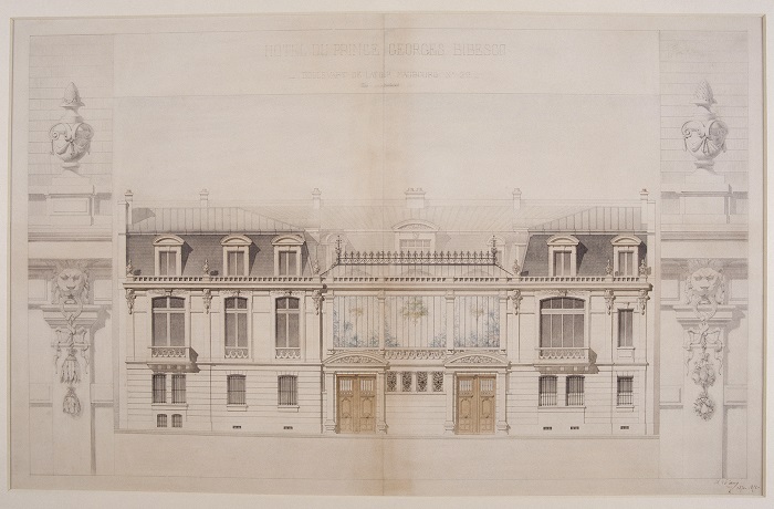 Le Coeur Charles, h�tel du prince Georges Bibesco. Fonds �mile Gall�. ARO1993-22.