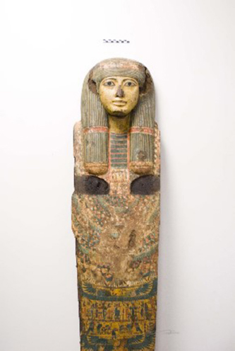 Sarc�fago em madeira. Origem: Egito (XXI dinastia). Periodiza��o: 1069-945 a. C.