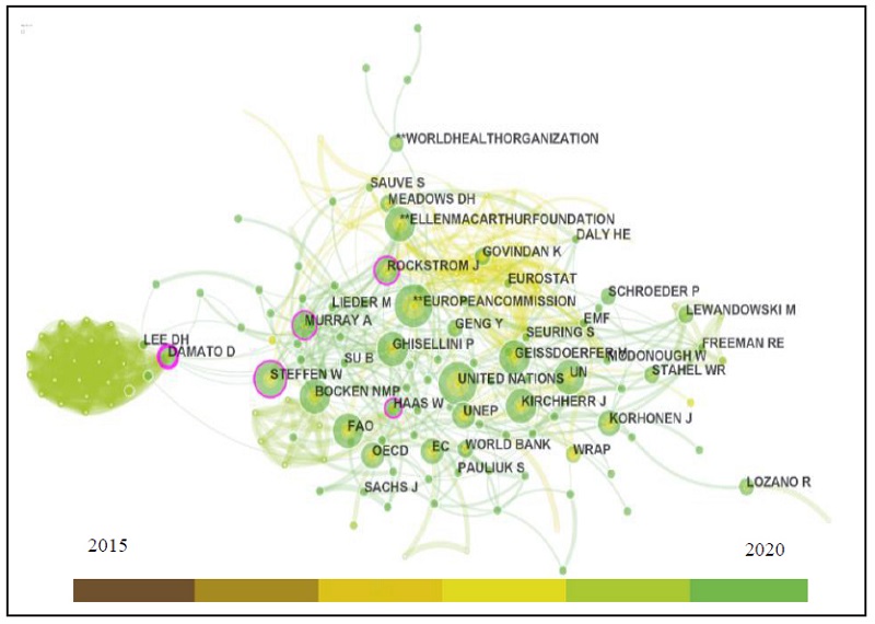 Author’s co-citation network