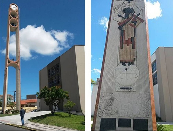 Tower of Gratitude (front and side view)