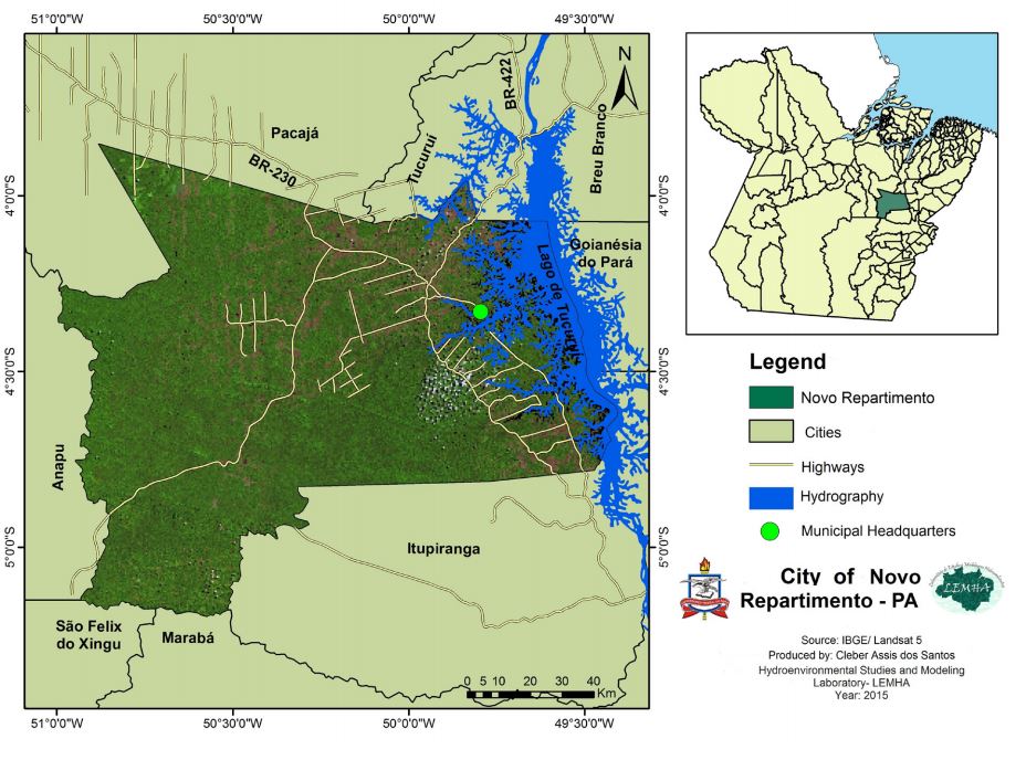  Location of Novo Repartimento (Pará).