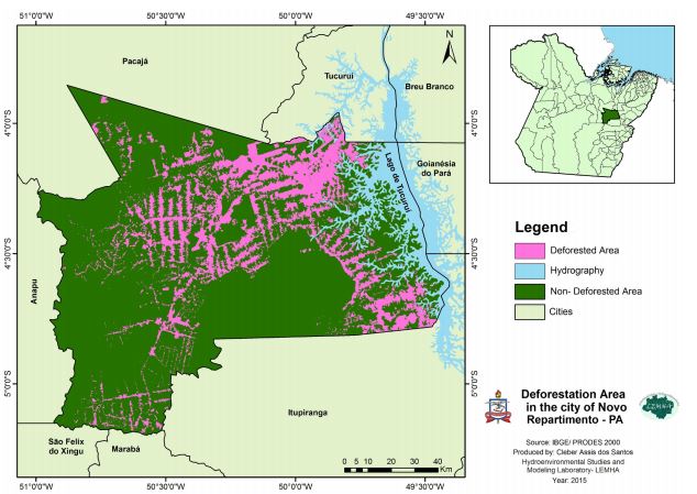 Evolution of Deforestation in New Reparation (2000-2013)