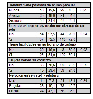 Influencia de la jefatura de enfermería y desempeño del profesional de enfermería en el HNAS, Callao 2018