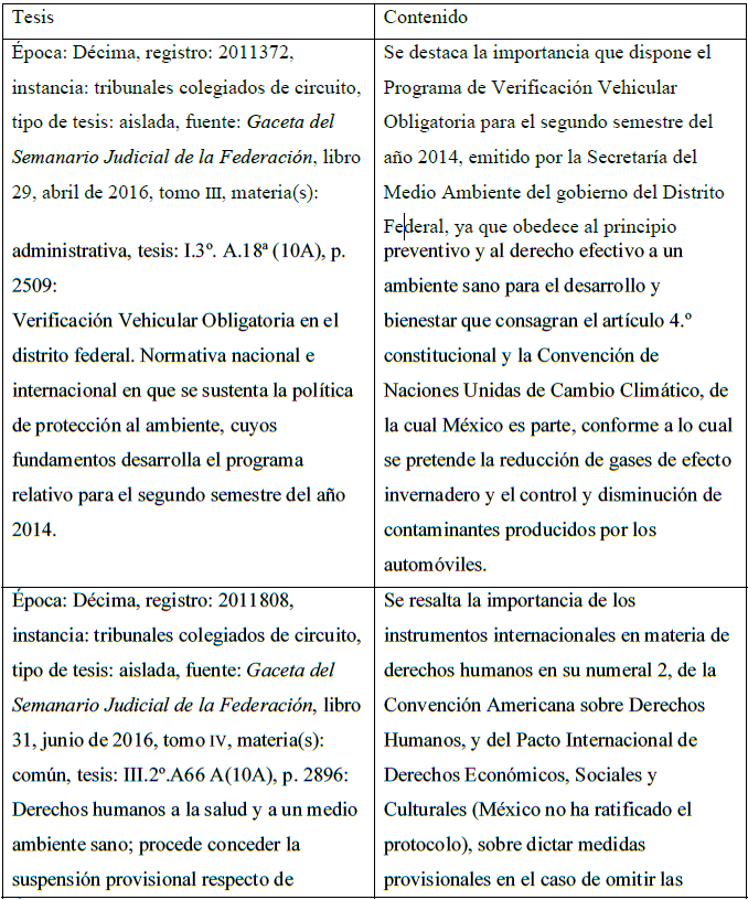 Análisis de la jurisprudencia