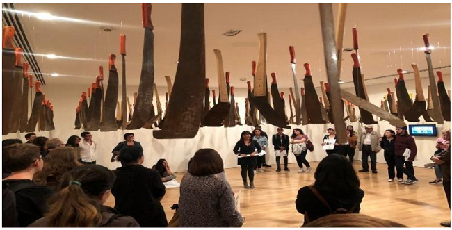 Bamba, martillo y refilón. Fotografía de Laura Zarta (2019)