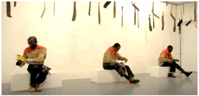 Bamba, martillo y refilón. Fotografía Liberatorio Arte Contemporáneo (2011)