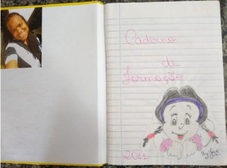 Primeira p&aacute;gina do caderno