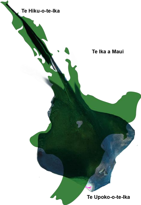 Te Ika-ā-Māui (North Island) as a spatial framework

 