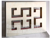 &ldquo;S&rdquo; obras
con el signo S angular. Ecuador. Colecci&oacute;n de la Fundaci&oacute;n Estuardo Maldonado[8].