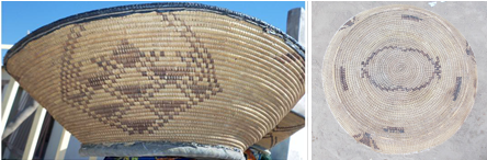 Cestos
manufaturados por mulheres Nyaneka-nkhumbi