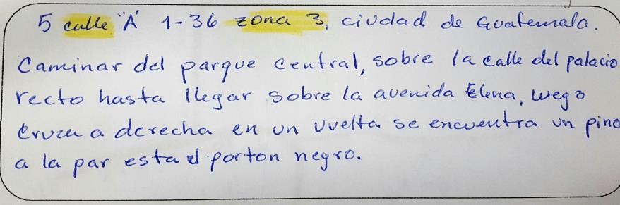 
Fragmento de respuesta de Participante 3